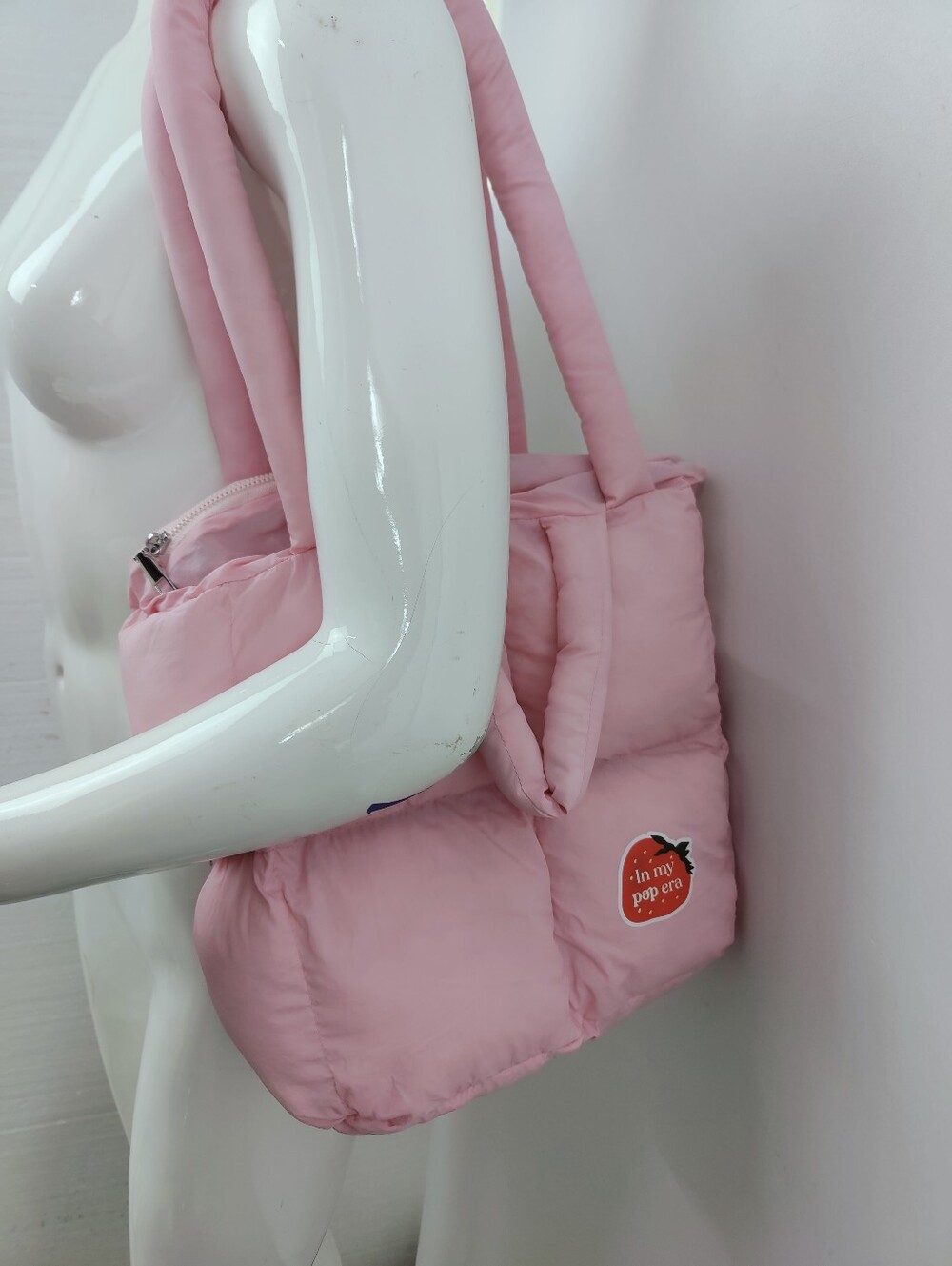 Simply Pop 'In My Pop Era' Pink Puffer Tote Bag, OS - Picture 2 of 12